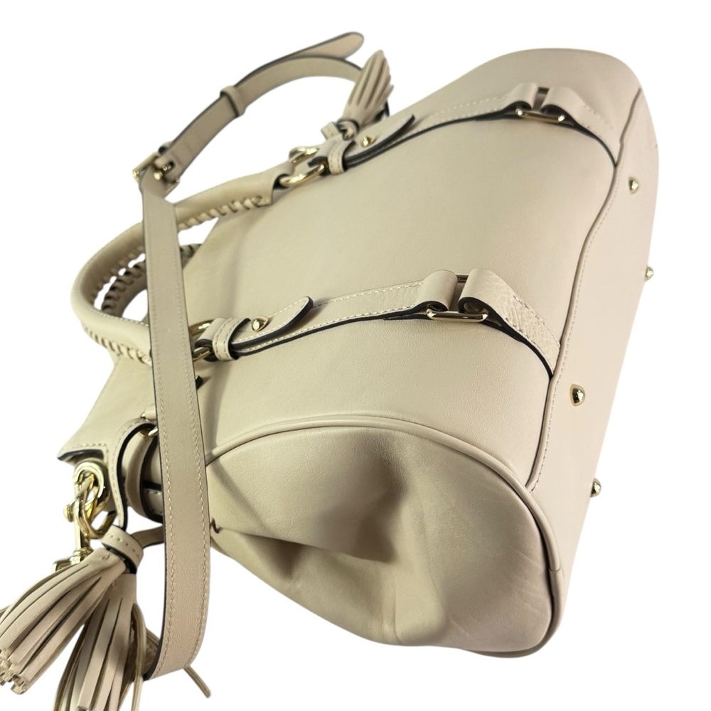 Dooney & Bourke Tan Leather Shoulder Bag - Picture 8 of 13